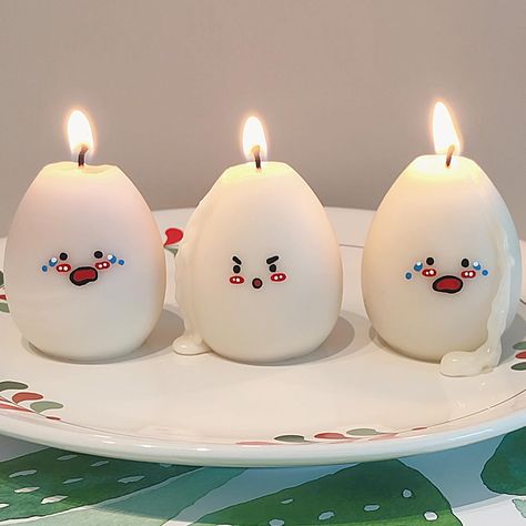 🍳✨ How egg-citing are these little egg candles? 🥚 Perfect for adding a touch of cuteness to any room! #EggCandle #SoyCandle #CuteHomeDecor #cute #homedecor #smallgift #gift #decorcandles #unique #handmade #awakewick #saturday #deskdecor #homesweethome Egg Candle, Cute Home Decor, Desk Decor, Soy Candles, Small Gifts, Candle Decor, Sweet Home, Egg, Candles