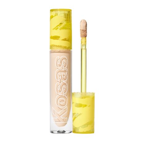 This Skincare-Powered Concealer Makes Dark Circles and Blemishes Vanish Kosas Concealer, Live Slowly, Kosas Cosmetics, Olive Undertones, Best Concealer, Dark Under Eye, Olive Skin, Creamy Concealer, Neutral Undertones