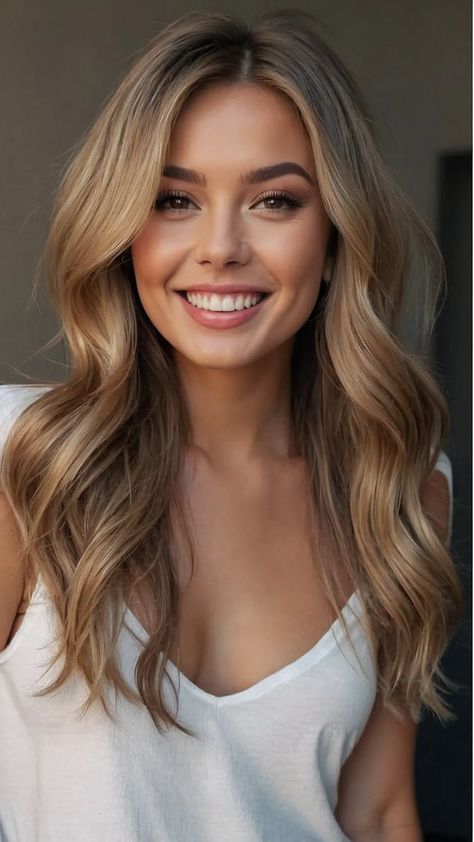 Want to Glow? Try These 15 Bronde HairColors for the Summer! - Fads Honey Blonde Bangs, Bronde Haircolor Brunettes Summer, Honey Bronde Balayage Brunettes, Rich Blonde Hair, Honey Bronde Haircolor, Brunette Tones, Hair Color For Brown Eyes, Pale Skin Hair Color, Haircolor Ideas