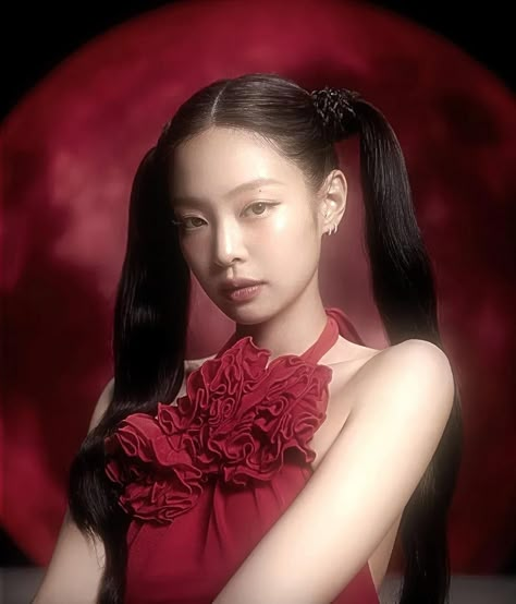 Blackpink Jennie Special Single You & Me Red concept photos #jennie #youandme #jenniekim #jennieupdates #jennierubyjane #jenniesolo #jennieposter #jensetter Rpw Layout, Jennie Red, Black Pink Jennie, Met Gala Outfits, Miss Jennie Kim, Jennie Icon, Hair Tutorials For Medium Hair, Jennie Ruby Jane, Ruby Jane