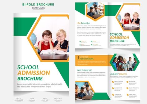 School Admissions, Image Search, Vector Photo, Brochure Design, School Design, Creative Market, Social Media, Marketing, Education