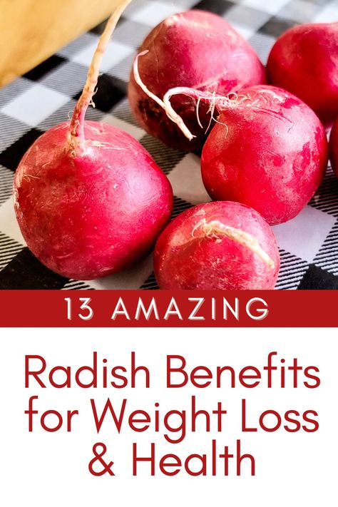 Learn about the radish benefits for weight loss and health with these 13 surprising facts about this low carb root vegetable. Benefits Of Radishes, Radishes Benefits, Health Benefits Of Radishes, Natural Decongestant, Urinary System, Healing Foods, Healthy Digestive System, Organic Foods, Spring Vegetables