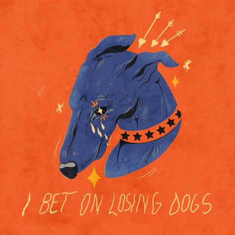 (9) Media posts by galactixy_illustrations (@GalactixyI) / X I Bet On Losing Dogs, Dog Poetry, Dog Motif, Bad Dog, Dog Illustration, Losing A Dog, Pop Surrealism, Dog Tattoos, Illustration Artists