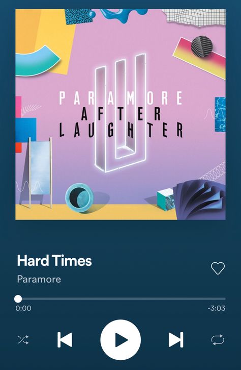 Paramore Spotify, Hard Times Paramore, Paramore After Laughter, Paramore, Hard Times, Social Media, Songs, Movie Posters, Music