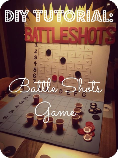 2MESSY: DIY ~ Battle Shots Drinking Game Shot Drinking Games, 21st Birthday Games, Battle Shots, Bachelor Party Games, Game Night Ideas, Indoor Party Games, Drinking Games For Parties, Crazy Games, Drinking Game