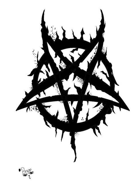 Pentagram Tattoo Satanic, Small Satanic Tattoos, 666 Tattoo Ideas, Pentagram Tattoo Design, Satanic Tattoo Design, Satanic Tattoo, 666 Tattoo, Horror Tattoo Ideas, Pentagram Tattoo