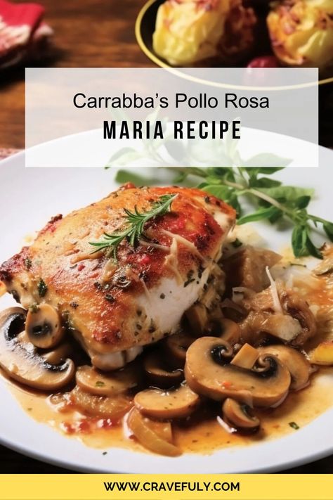 Carrabba’s Pollo Rosa Maria Recipe – Cravefuly Pollo Rosa Maria Recipe, Polo Rosa Maria Chicken, Chicken Rosa Maria, Carrabbas Recipes, Butterfly Chicken Breast, Butterflied Chicken, Copy Cats, Copykat Recipes, Steak Marinade