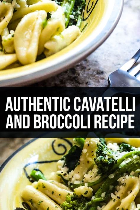 Authentic Cavatelli and Broccoli Recipe via @nonnabox Cavatelli And Broccoli, Cavatelli Recipe, Pasta And Broccoli, Cavatelli Pasta, Broccoli Recipe, Broccoli Pasta, Small Pasta, Pasta Dinners, Pasta Dinner Recipes