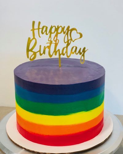 Bright Birthday Cakes, Rainbow Baking, Bright Cakes, Being Popular, Melon Cake, Rainbow Layer Cakes, Rainbow Desserts, Rainbow Cakes, Striped Cake