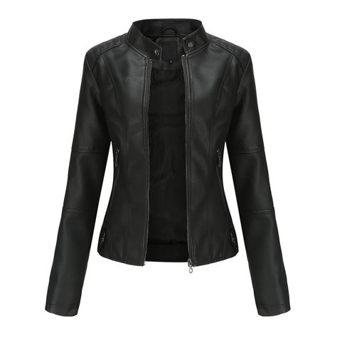 Black Leather Jacket, Black Leather, Leather Jacket, Collar, Leather, Black