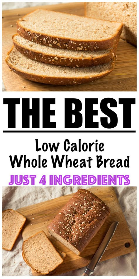 Low Carb Whole Wheat Bread, Weight Watchers Homemade Bread, Ww Homemade Bread, Low Fat Bread Recipes, Healthy Wheat Flour Recipes, Bread For Diabetics Type 2, High Fiber Low Carb Bread Recipe, Low Sodium Bread Recipe Easy, Healthy Homemade Bread Clean Eating