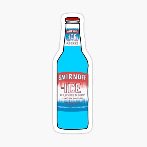 Drinking Stickers Alcohol, Alcohol Stickers, Foodie Wallpapers, Smirnoff Red, Beer Pong Table Designs, Food Sticker, Party Life, Color Fucsia, Drink Stickers