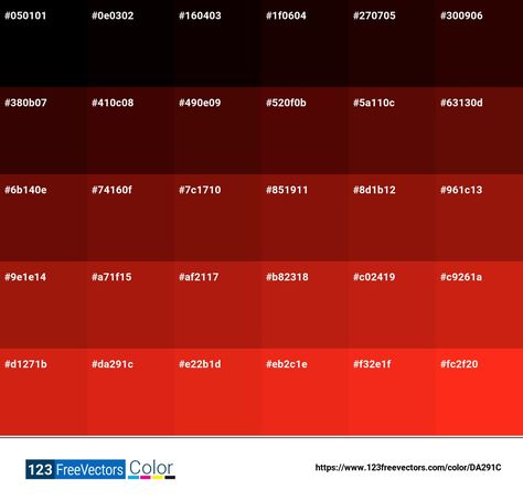 Pantone 485 C | #DA291C - Detailed Color Information and Usage Pantone 485, Birthday Card Background, Split Complementary Colors, Balloon Background, Valentine Background, Monochromatic Palette, Monochromatic Color Scheme, Hand Drawn Flowers, Grunge Textures