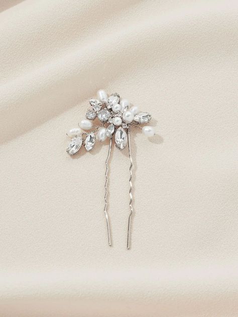 Zoe Hair Pin | olive + piper Pearl Hair Pin, Pearl Hair Pins, Wedding Accessories Jewelry, Wedding Jewelry Bracelets, Demi Fine Jewelry, Pearl Hair, Hair Accessories Jewelry, Rose Gold Jewelry, Small Earrings