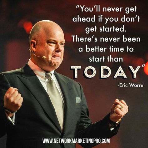 Eric Worre Quotes, Eric Worre, Morning Call, Own Your Own Business, Social Media Planning, Starting Your Own Business, Small Business Tips, Online Earning, Network Marketing