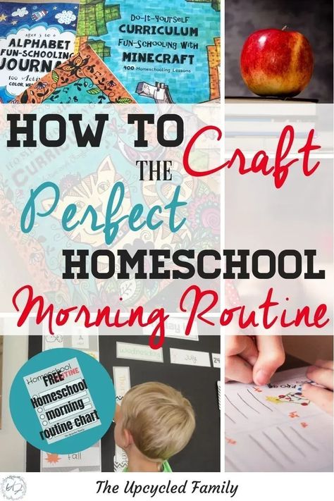 Wish your homeschool mornings would go smoother? How to craft a perfect Homeschool Routine. Plus a FREE Homeschool Routine Chart! #homeschool #homeschoolschedule #homeschoolideas #homeschoolroutine #homeschoolplanning #homeschoolmorningroutine Homeschool Morning Routine, Morning Routine Chart, Perfect Morning Routine, Morning Routine Ideas, Homeschool Advice, Homeschool Hacks, Homeschool Routine, A Morning Routine, Homeschool Inspiration