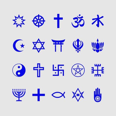 Vector religion of the world symbols vec... | Premium Vector #Freepik #vector Religion Symbols, School Project, Icon Set Vector, School Projects, Icon Set, Vector Icons, Premium Vector, Graphic Resources, The World