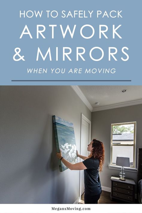 Moving Artwork, Moving New House, Moving House Tips, Moving Across Country, Moving Hacks Packing, Moving Walls, Small Picture Frames, Large Framed Art, Packing To Move