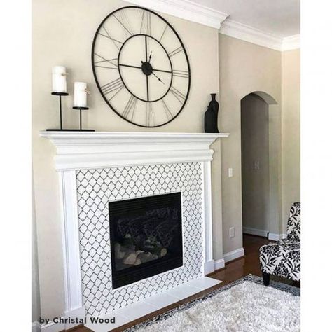 Fireplace hearth decor