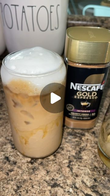 KRYS 🎀 on Instagram: "Coffee girlies come to front 🫶🏽🙂‍↔️☕️😍😮‍💨✨" Nescafé Blonde Espresso, Nestle Gold Coffee Recipe, Nescafé Blonde Espresso Recipes, Nespresso Gold Instant Coffee Recipes, Nescafe Gold Recipe, Nescafé Gold Blonde Espresso Recipes, Nescafe Gold Espresso Iced Coffee Recipe, Nescafe Gold Iced Coffee Recipe, Nescafe Gold Espresso Recipe