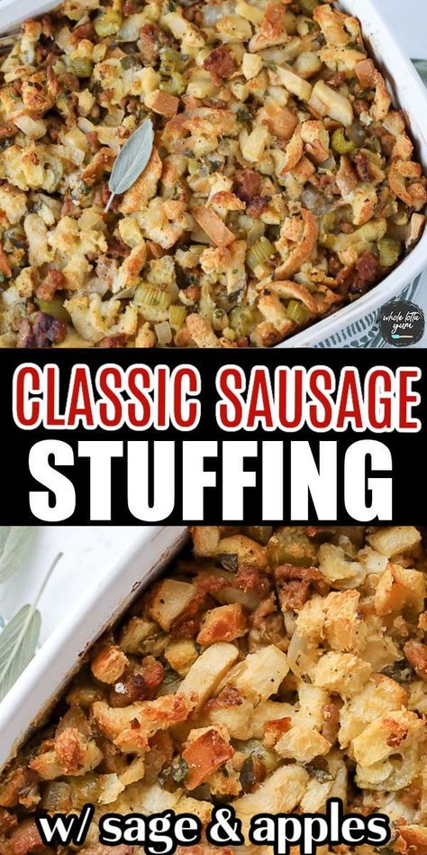 Turkey And Dressing Crockpot Recipes, Homemade Stuffing Recipe Inside Turkey, Turkey Dressing Recipes With Sausage, Brownberry Stuffing Recipe, Stuffing For Chicken Roast, Turkey Dressing Recipes Thanksgiving, Dressing For Turkey, Thanksgiving Stuffing With Sausage, Best Thanksgiving Dressing