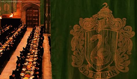 Slytherin Harry Potter GIF - Slytherin HarryPotter Hogwarts - Discover & Share GIFs Dark Academia Aesthetic Wallpaper, Stile Harry Potter, Which Hogwarts House, Harry Potter Wall, Slytherin Pride, Between Two Worlds, Images Harry Potter, Slytherin House, Hogwarts Aesthetic