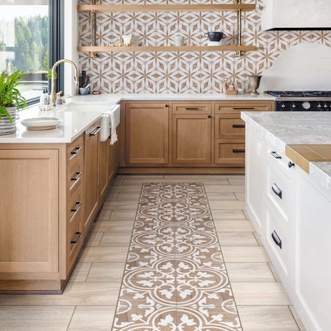 Merola Tile Llama Arte Loire Verso 10" x 10" Porcelain Patterned Wall & Floor Tile | Wayfair Patterned Tile Backsplash, Fireplace Facade, Patterned Wall, Merola Tile, Porcelain Floor, Kitchen Floor Tile, Porcelain Flooring, Wood Tile, Wall And Floor Tiles