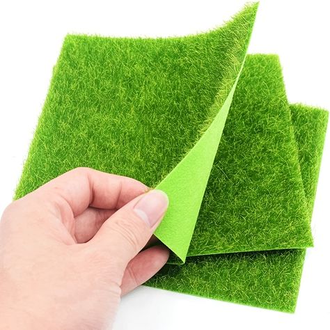 Fake Grass Carpet, Dollhouse Landscaping, Artificial Grass Mat, Fake Lawn, Grass Rug, Garden Grass, Grass Carpet, Dollhouse Diy, Artificial Lawn