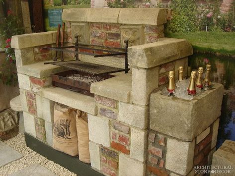 #antique #stone #limestone #bbq #barbecue #kitchen Stone Barbecue Design, Stone Bbq Ideas, Outdoor Stone Kitchen, Bbqs Outdoor, Stone Barbecue, Aesthetic Bbq, Bbq Aesthetic, Rustic Outdoor Fireplaces, Bbq Spit