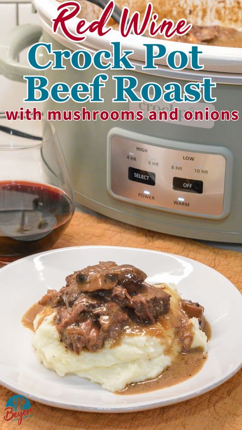 Looking for a comforting, easy-to-make dinner? This Crock Pot Beef Roast with Mushrooms and Onions is perfect for cozy nights! Tender beef, savory mushrooms, and caramelized onions cook together in a flavorful broth—all in your slow cooker. Just set it and forget it! Serve over mashed potatoes or rice for a complete meal. 👩‍🍳  #SlowCookerRecipes #CrockPotMeals #BeefRoast #ComfortFood #EasyDinner  #FallRecipes #CozyMeals #HomeCooked #WeeknightDinner #EasyRecipes Crockpot Sliced Roast Beef, Mushroom Chuck Roast Crock Pot, Beef Roast With Mushrooms, Crock Pot Roast Beef Recipes, Crock Pot Beef Roast, Roast With Mushrooms, Philly Cheese Steak Pizza, Roast Beef Crock Pot Recipes, Beef Roast Crock Pot