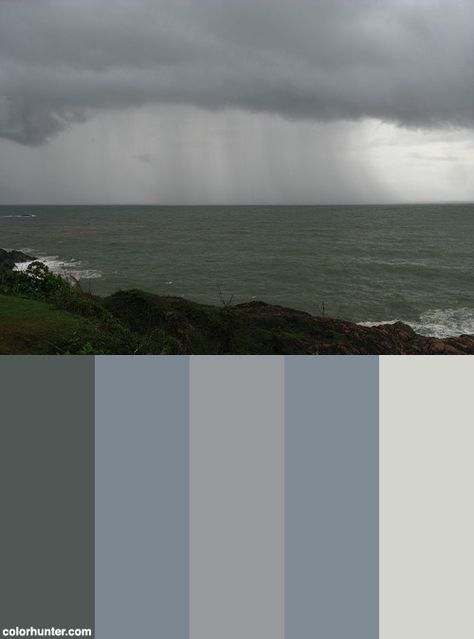 India : Karnataka : Gokarna : Monsoon Time Color Scheme from colorhunter.com Monsoon Color Palette, Monsoon Colour Palette, Rain Palette, Time Color Palette, Theme Color, John Watson, Casting Call, Colour Palettes, Colour Schemes