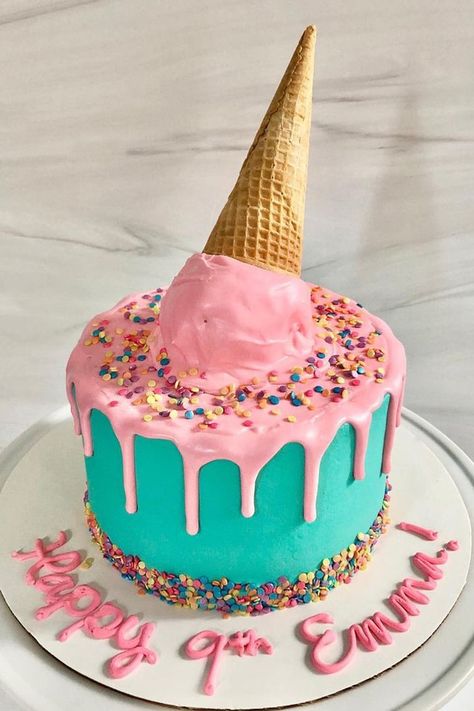 Summer Birthday Cake Ideas For Kids Water Party Cake Ideas, Summer Cake Birthday, Birthday Cake Ideas For 8 Year Girl, End Of Summer Cake Ideas, Summer Birthday Cakes Girl, Birthday Cake For Girls Kids Cute, Birthday Cake Summer Theme, Summer Themed Cakes Ideas, Summer Theme Cake Ideas