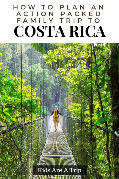 How to Plan an Action-Packed Family Trip to Costa Rica - Kids Are A Trip Costa Rica With Kids, Costa Rica Adventures, Costa Rica Travel Guide, Trip To Costa Rica, Family Vacation Spots, Visit Costa Rica, Costa Rica Vacation, Central America Travel, Packing Lists