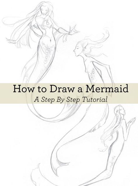 Learn how to draw a mermaid in this free guide. Easy Mermaid Drawing, Draw A Mermaid, Drawing Mermaid, Pencil Drawings Of Love, Mermaid Drawing, Pencil Drawings Of Girls, Art Adventure, Draw And Paint, Mermaid Drawings