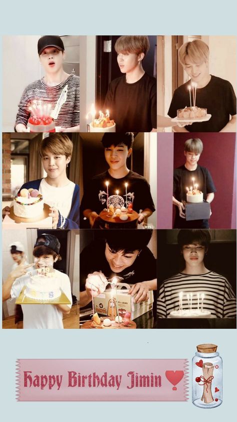 Happy Birthday Jimin, Advance Happy Birthday, Birthday Pic, Bts Happy Birthday, Jimin Birthday, Happy Birthday Photos, Phone Wallpaper Pink, Wallpaper Pink, Hottest Pic