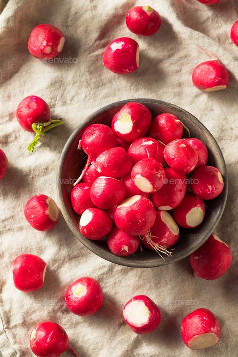 Raw Red Organic Radishes by bhofack2. Raw Red Organic Radishes in a Bowl #AD #Organic, #Red, #Raw, #Bowl Red Radish, Vegetable Chips, Jalapeno Poppers, Radishes, Healthy Homemade, 3d Render, Abstract 3d, Potato Chips, A Bowl