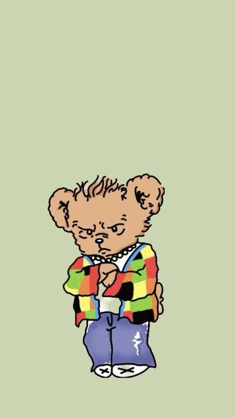 Gucci Bear Wallpaper, Harry Styles Gucci Bear, Harry Styles Bear, Harry Styes, Harry Styles Gucci, Fall Mood, Bear Tattoo, Haikou, Lyric Art