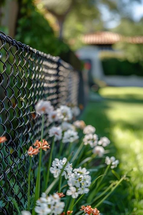 Chicken Wire Fence - Creative Ideas for Your Yard Chicken Wire Fence Ideas, Wire Fence Decorating Ideas, Wire Fence Ideas, Chicken Wire Fence, Porch Windows, Balcony Bar, Backyard Balcony, Country Porch, Wire Fence