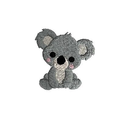 Mini Koala - 3 Sizes! - Products - SWAK Embroidery Sew Cha Cha Koala Embroidery, Bullet Art, Embroidery Works, Baby Embroidery, Embroidery Patches, Young And Beautiful, Sewing Basics, Applique Designs, Machine Embroidery Design