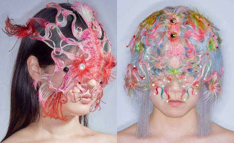 Tomihiro Kono, Deep Sea Animals, Japanese Hair, Finger Waves, Hair Artist, Book Wallpaper, Japanese Hairstyle, Colored Wigs, Artistic Hair