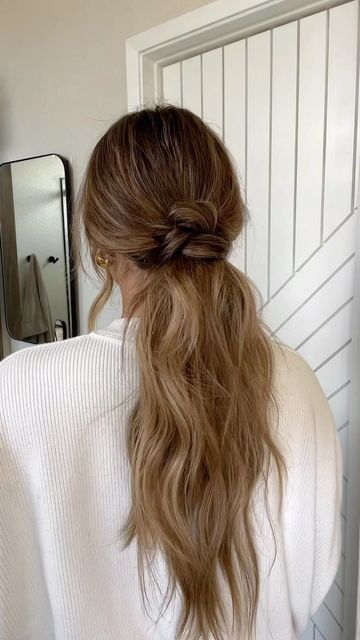 breanna cohoon on Instagram: "first hairstyle of 2024 🫶🏼✨ what styles do you want to see inspo for this year? 👇🏼 . . . #hairstyle #hairtutorial #style #fashion #ponytailhairstyle #bridesmaidhairstyle" Hairstyle Inspo, Hair 2024, Everyday Hairstyles, Jacket Outfit, Ponytail Hairstyles, Bridesmaid Hair, Hair Updos, Up Hairstyles, Jacket Outfits