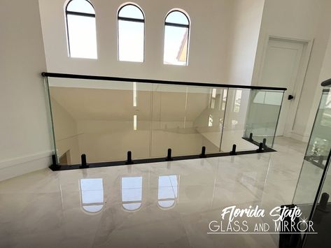 Transform your space with sophistication. Luxury glass railings for a touch of class in every view. 🔝✨⁣ .⁣ .⁣ .⁣ .⁣ .⁣ #glassrailings #staircase #staircases #glassrailing #interiordesigns #stairs #railings #railing #contractors #remodeling #interiordesign #stairsdesign #spigot #railingdesign #luxuryhome #luxuryhomes #luxuryremodel #glassexperts #floridastateglass Railing For Loft, Glass Railings For Stairs, Railings For Stairs, Stair Railing Ideas, Glass Railings, Railing Ideas, Glass Railing, Railing Design, House Renovation