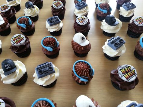 Cupcakes Hip-hop Hip Hop Cupcakes, Hip Hop Birthday, Snoop Dogg, Quince, Cake Pops, Shower Ideas, Wedding Cakes, Cupcake, Party Ideas