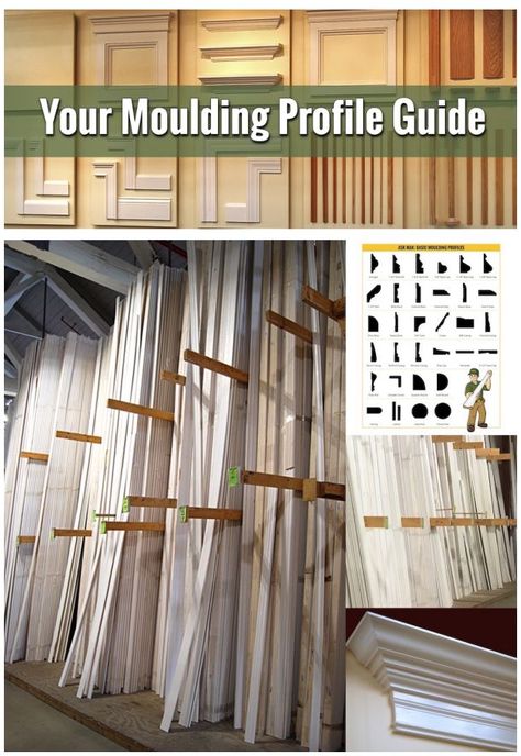 Crown, casing and baseboard mouldings can add a very simple, yet impactful touch to any room in the house. Whether you are renovating, or simply redecorating, mouldings go a long way into the style you are looking to achieve. Not sure what to use in your renovation or redecorating project? Our moulding profile guide will give you a few ideas of what goes where. And at Builders Surplus, we have multiple design styles you are sure to love! Moulding Measurements, How Long Should Rods Hand Below Crown Molding, How To Measure For Box Molding, Mouldings And Trim Ideas, Install Crown Moulding, Multiple Piece Crown Mouldings, Crown Molding Styles, Cabinet Faces, Baseboard Molding