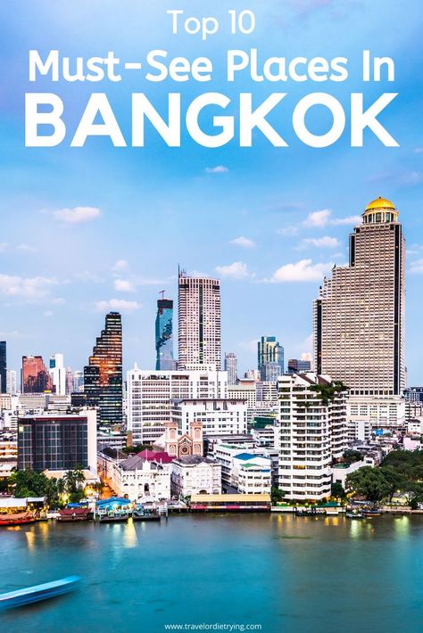 10 Beautiful places to visit in Bangkok, Thailand. Things to see and do in Bangkok  #bangkok #thailand #bangkokthailand #bangkokbucketlist #bangkokthingstodo #bangkoktravelguide Places To Visit In Bangkok, Asia Cruise, Bangkok Travel Guide, Thailand Tourist, Enjoy Your Trip, Thailand Vacation, Thailand Adventure, Thailand Backpacking, Thailand Travel Tips