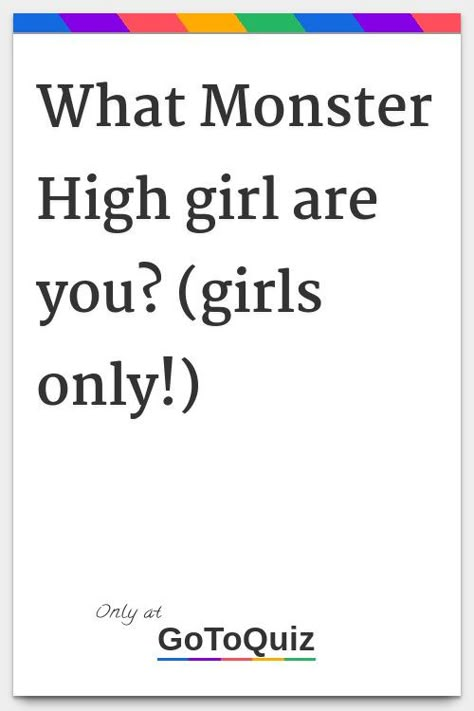 Frankie Stine Monster High, Monster High Movies In Order, High Captions For Instagram, Monster High Zodiac Signs, Where To Watch Monster High, Which Monster High Character Are You, Make Your Own Monster High Character, Frankie Monster High Aesthetic, What Mean Girls Character Are You