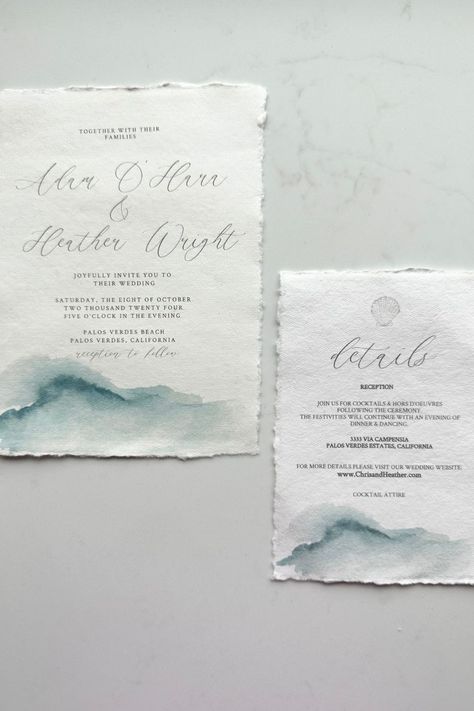 Beach wedding invitation Wedding Invitations Beach, Beach Wedding Invites, Elegant Beach Wedding Invitations, Invitation Beach Wedding, Beach Wedding Invitation, Beach Wedding Save The Date, Sea Wedding Invitations, Coastal Wedding Invitation Suite, Oregon Beach Wedding