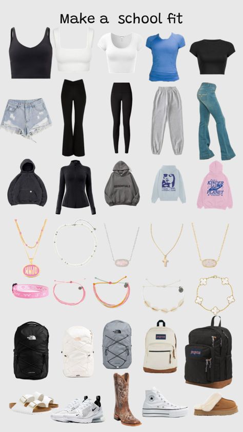 Outfit Inspired Middle School, School Outfits Ideas Middle School, Outfit Ideas For School No Jeans, Middle School Appropriate Outfits, First Day Of 5th Grade Outfit, Back To School Outfits For 8th Graders, Strict Dress Code Outfits Middle School, Friday Fits For School, Grade 7 Outfits For School