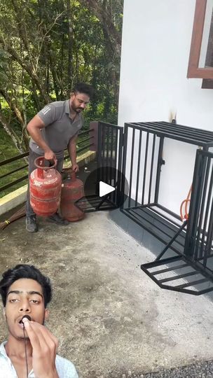 405K views · 1.9K reactions | Gas cylinder house🤯
 #reels #fypシ #viral | Ajju Entertainment | Ajju Entertainment · Original audio Gas Cylinder Stand, Cylinder House, Gas Cylinder, Audio, Entertainment, Design