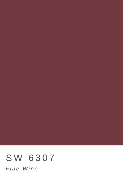 Sherwin Williams SW 6307 Fine Wine Sherwin Williams Fine Wine, Fine Wine Sherwin Williams, Green And Burgundy Bedroom, Dresser Colors, Sherman Williams Paint, Burgundy Room, Accent Wall Paint Colors, Colourful Background, Paint Bedroom